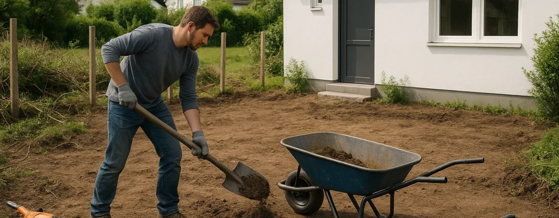 Gartenaufräumarbeiten