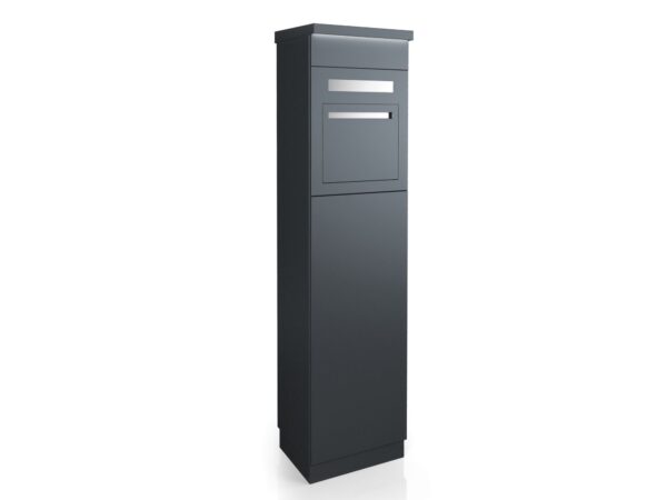 Briefkastenanlage Multibox – Freistehende Stele für 1–3 Wohneinheiten, optional mit Paketfach, Produktansicht
