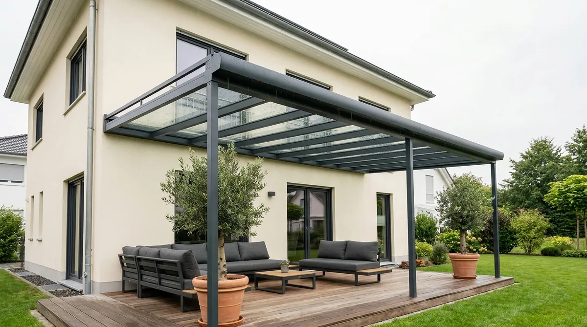 Solar-Terrassendach bei TREKSTOR by Löwe